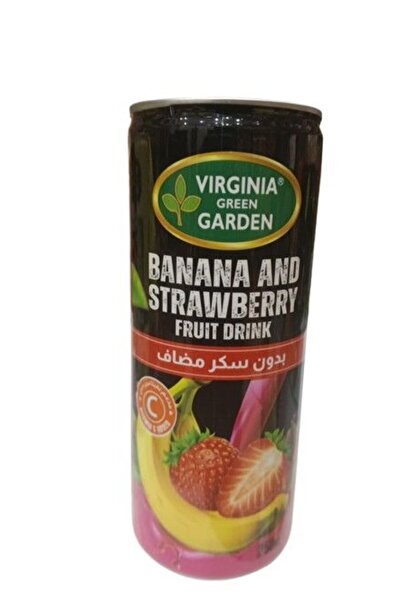 Virginia Garden Banana & Strawberry Fruit Sugar free Drink 250ml,(24x5pack)