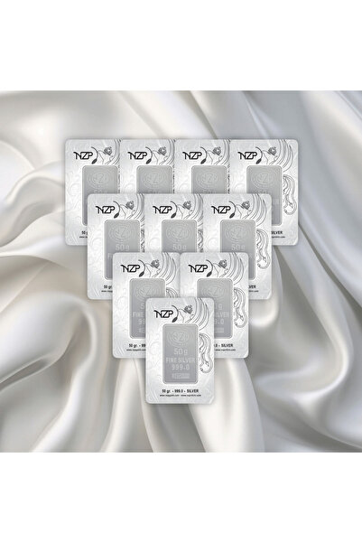 Leva Gold 10 ADET 50 GR NİZİPLİ GÜMÜŞ KÜLÇE