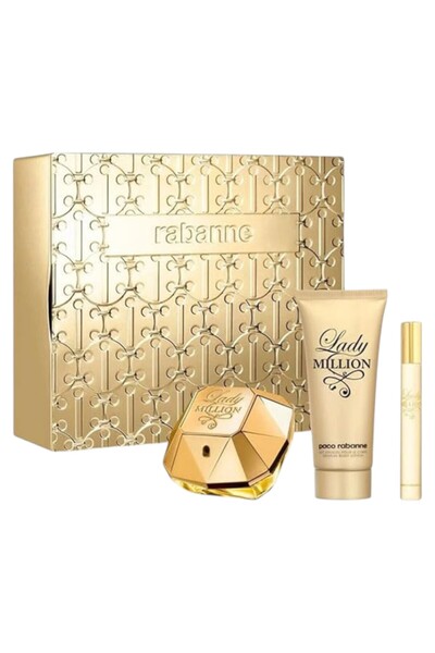 Paco Rabanne Σετ Paco Rabanne: Lady Million, Eau De Parfum, για γυναίκες, 80 ...