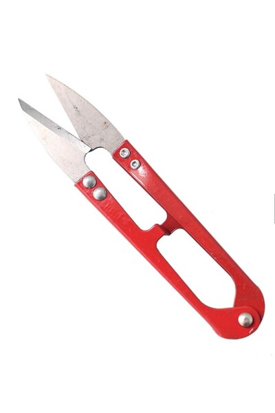 zola Foarfece de finisare, oțel, lungime 12 cm, roșii