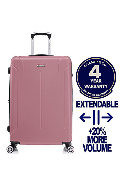 Quasar & Co. Troler mare extensibil 76.5x53x32-37cm, bagaj de cala, troller c...