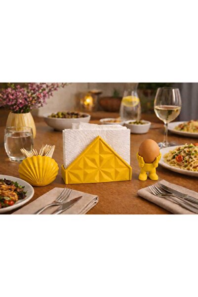 Karra Art Concrete Handmade Decorative Tableware Set |   Modern Design Napkin...