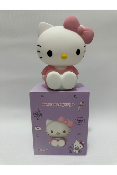 Gift housee Hello Kitty Figürlü Dokunmatik Gece Lambası