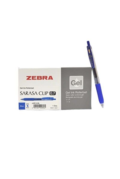 Zebra علبة اقلام زيبرا -ساراسا لون ازرق 0.7 عبوه 10