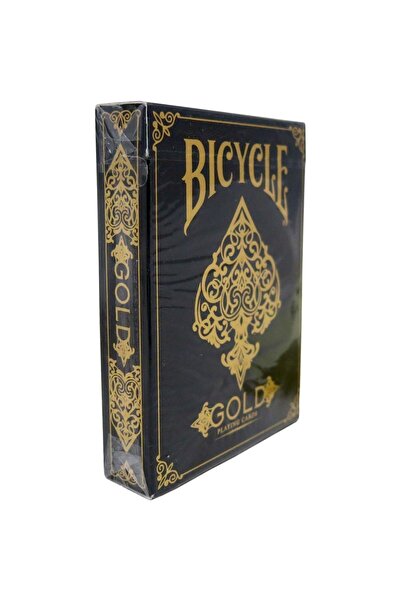 BicycleLock Bicycle |   Gold Deck Playing Card
