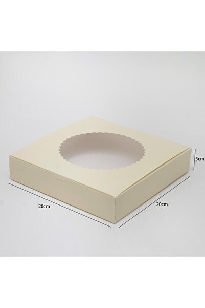 Generic 12 قطعة من علب ورقية بنافذة شفافة اللون سكري