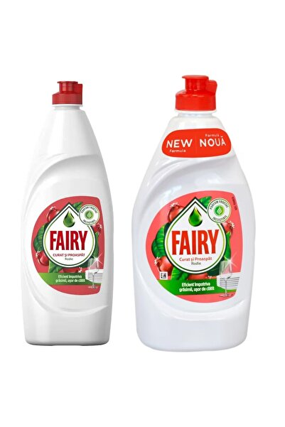 Fairy Detergent lichid pentru vase 450 ml rodie + 750 ml rodie