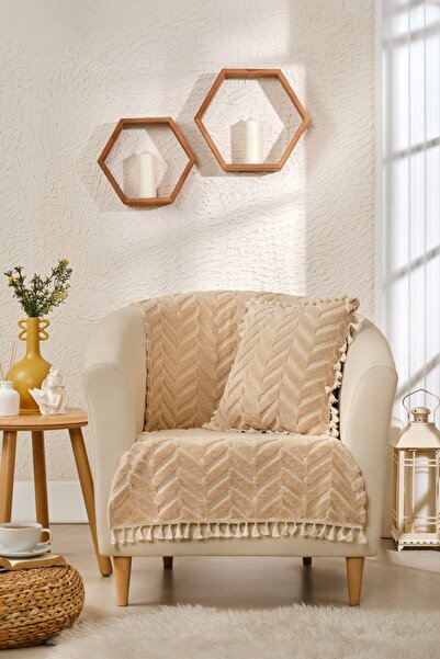 Loselya Single Tufted Bohemian Sofa Cover - Chenille Textured Non-Slip Sofa W...