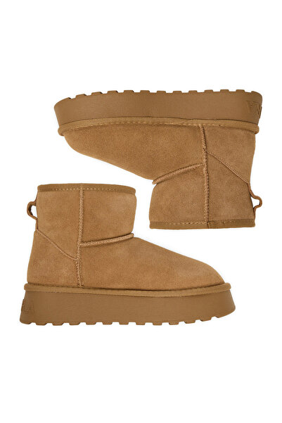 BADURA cizme de zăpadă pentru femei maro C-WFA-01-H