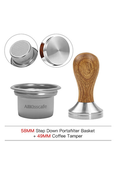 choice2 Set of 49mmTamper HH AliKisscafe 58mm to 49mm Step Down Portafilter B...