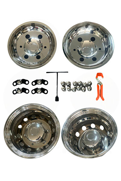 ÖZTEKNİKİŞ 16 İNÇ IVECO DAILY 60C/65C/70C/72C ÇİFT TEKER JANT KAPAĞI (1 TAKIM)