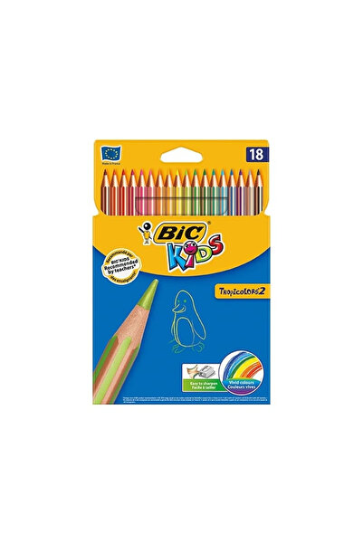 Bic Creioane colorate Tropicolors set 18 -