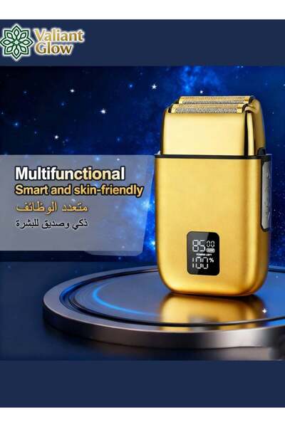 Valiant Glow ماكينة حلاقة رجالية | ماكينة حلاقة كهربائية لاسلكية | شاشة LED |...