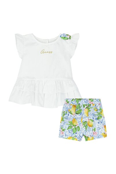 Guess Kız Çocuk T-Shirt + Şort Seti