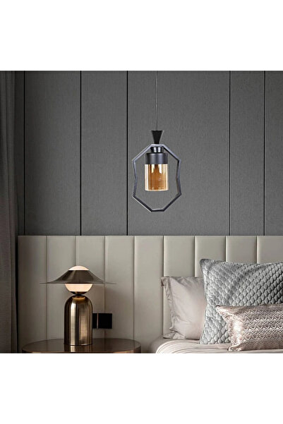 Humer Modern black hanging chandelier E27*1