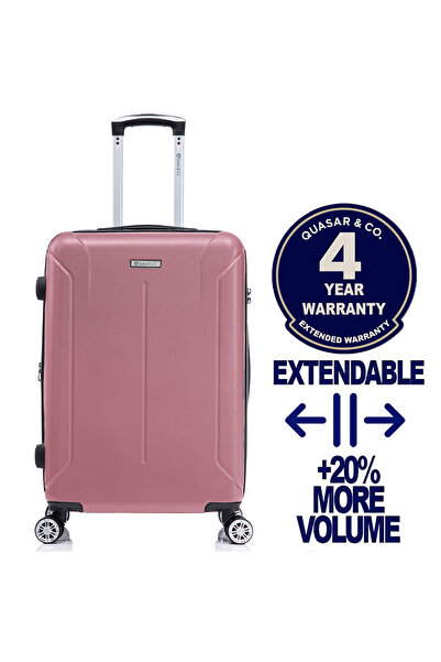 Quasar & Co. Troler mediu extensibil 66.5x45x28-33cm, bagaj de cala, troller ...