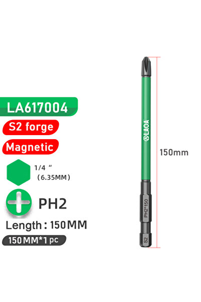 Choice مفك براغي فيليبس مغناطيسي قوي من لاوا، طول 150 مم، طراز S2، مناسب للكه...