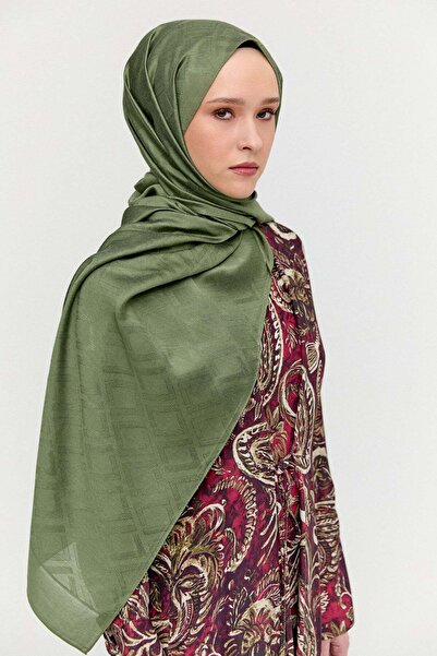 Setrms Geometrik Desenli Modal Yün Şal