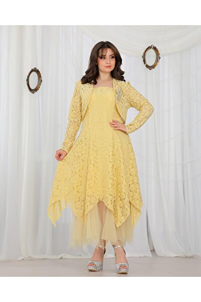 Opera Fashion فستان العيد بناتي راقي مع جاكت قصير