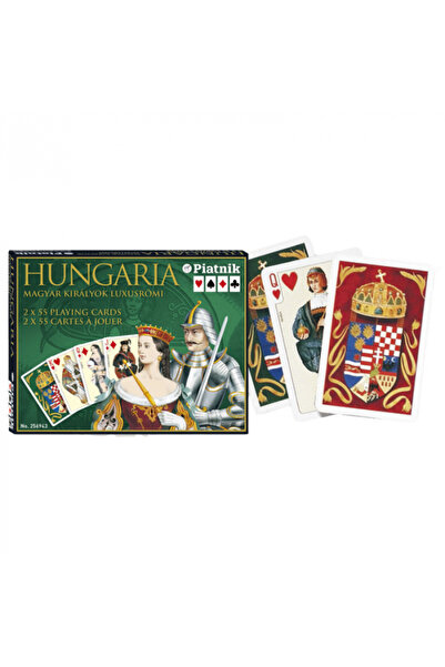 Piatnik Piatnik playing cards, "Hungary", 2 packs of 52 cards + 6 jokers, mad...