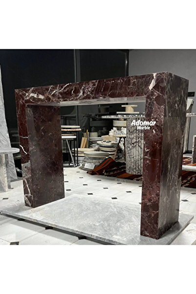 adomarmarblehandmadeandluxury Rosso Levanto Dresuar