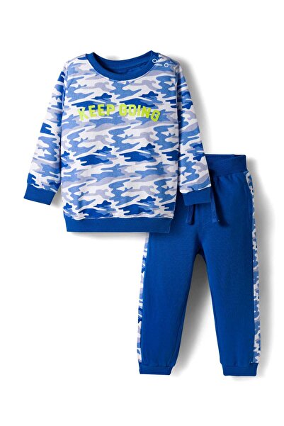 Babyhug Terry Knit Full Sleeves T-Shirt & Joggers Set Camouflage & Keep Going...