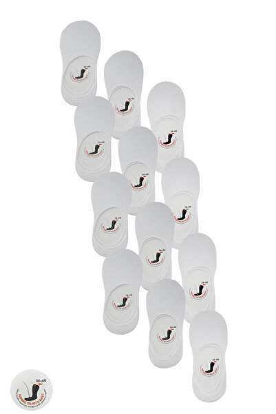 Slazenger JAMAR Σετ 12 Γυναικείες Λευκές Κάλτσες