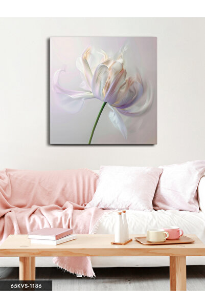 Evinemoda Pânză pătrată dintr-o singură bucată cu flori delicate și moi - Pân...