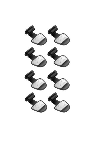 Choice سدادة غبار USB C مضادة للضياع، 8 قطع باللون الأسود - تصميم لاصق قابل ل...