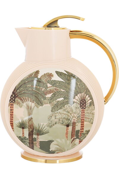 Generic ترمس غلوري الجوهرة، 900 مل، وعاء داخلي زجاجي، غلاف خارجي بلاستيكي - ك...