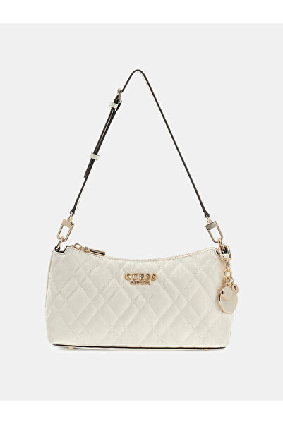 Guess Isemay Omuz Kadın Beyaz Omuz Çantası HWGG9628180-OFF