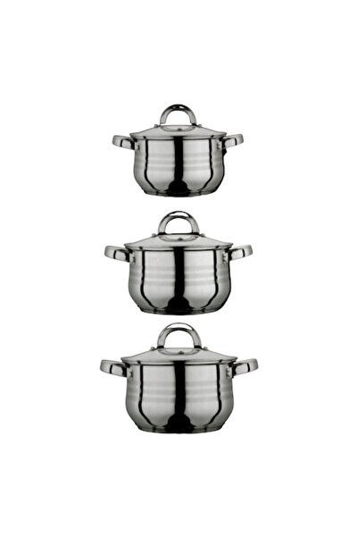 Swan Stainless Steel Pot Set, 6 Pieces