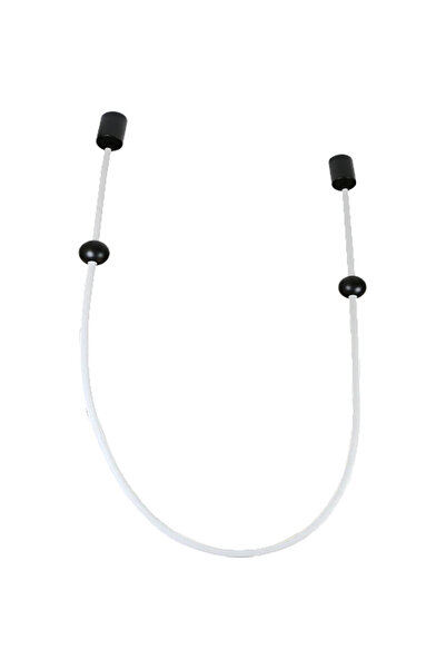 Humer Modern black pendant light with yellow light, 48 watts