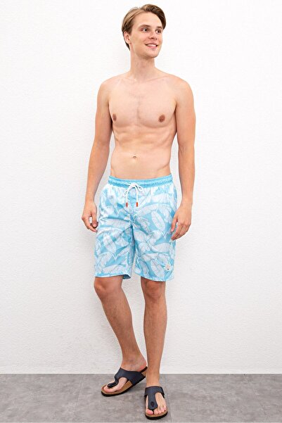 U.S. Polo Assn. Men's Blue Swim Shorts - Comfortable Design