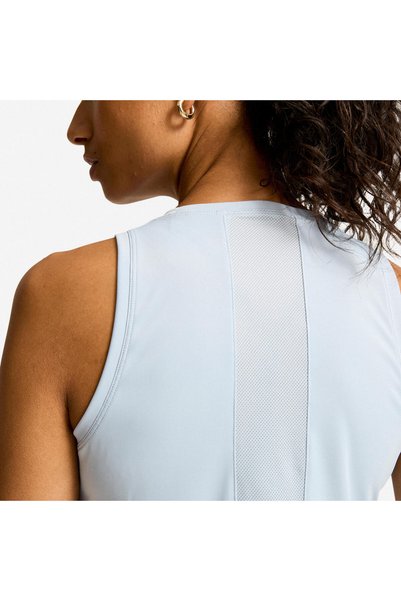 Decathlon Domyos Tricou sport pentru femei - Croială simplă - Albastru
