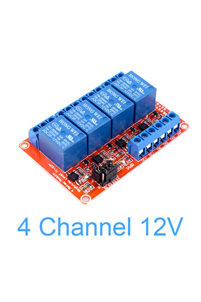 Choice5 وحدة ترحيل تشغيل بأربعة قنوات بجهد 12 فولت، مستوى عالي/منخفض، مع إمكا...