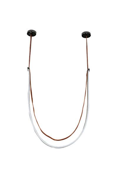 Humer نجف علاقي مودرن بني لون الانارة اصفر 36 واط