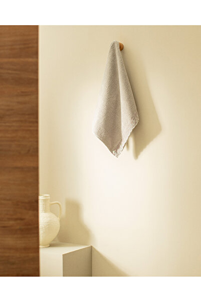 Madame Coco Angella 100% Cotton Face Towel - Gray - 50X70 cm