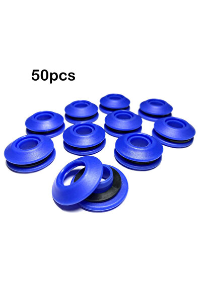 Choice ١٠ قطع من حلقات التثبيت البلاستيكية الزرقاء (١٠/٥٠ قطعة) حلقات تثبيت د...