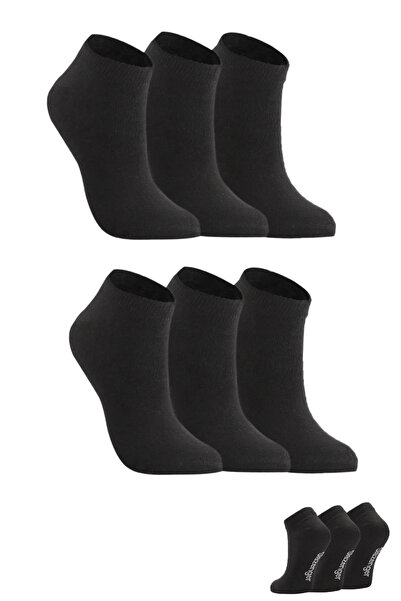 Slazenger JAIME Σετ 6 γυναικείες μαύρες κάλτσες