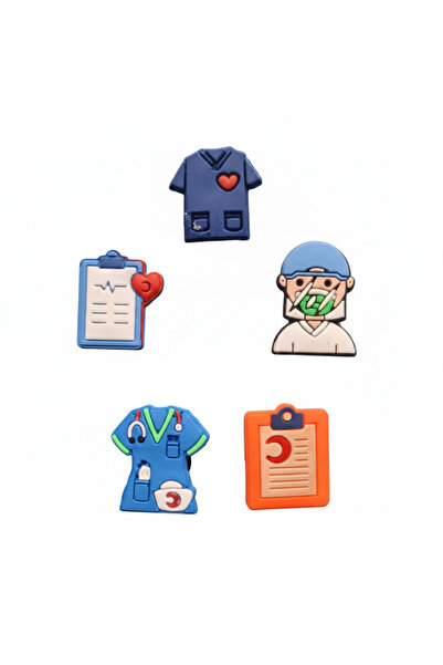 Otto Common 5 pcs Colorful Shoe Charms Set – Fun Decorative Accessories for C...