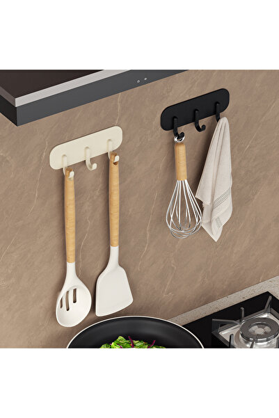 Choice Beige A0104B Refrigerator Magnetic Hook, Household Key, Soup Spoon, Wa...