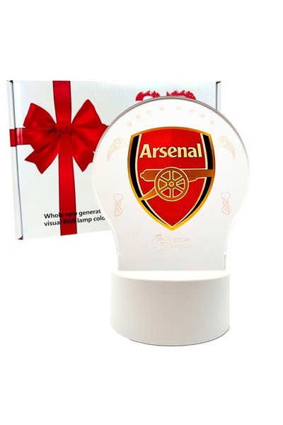 Other Arsenal Football Desk Night Light 3D LED For Kids Christmas Gift