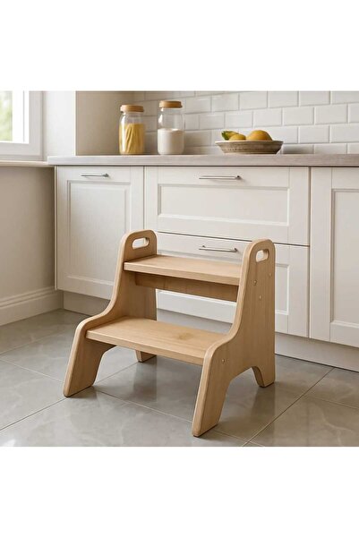 DEMİR DİZAYN Basamaklı Mutfak Taburesi Çocuk Ebeveyn Banyo Wc
