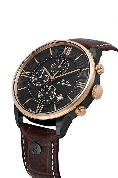 Romanson Kahverengi Deri Kordon Erkek Kol Saati L-RMS.1.AG1159.18