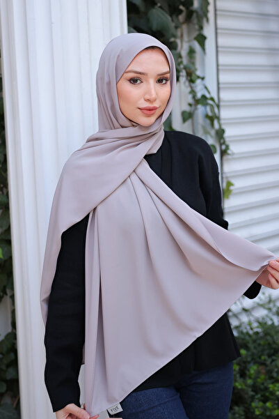 İmajButik Șal din mătase de medina, culoare nurcă deschisă, Five Medine