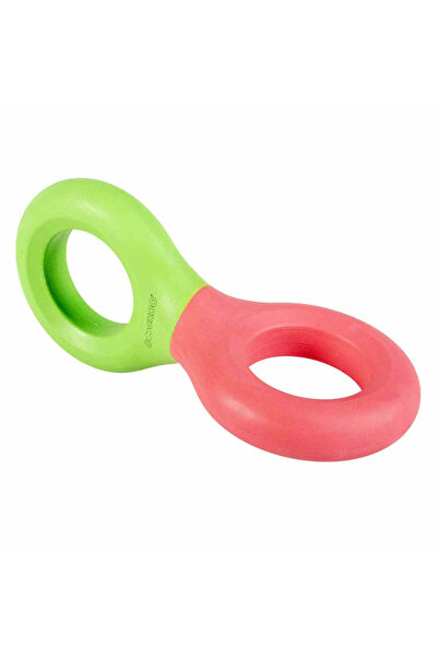 Ebi لعبة كوكو دودل المطاطية القوية للكلاب - أخضر ووردي / 23 × 10.5 × 3 سم