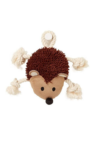 Danish Design FatFace Hedgehog Dog Toy - BROWN