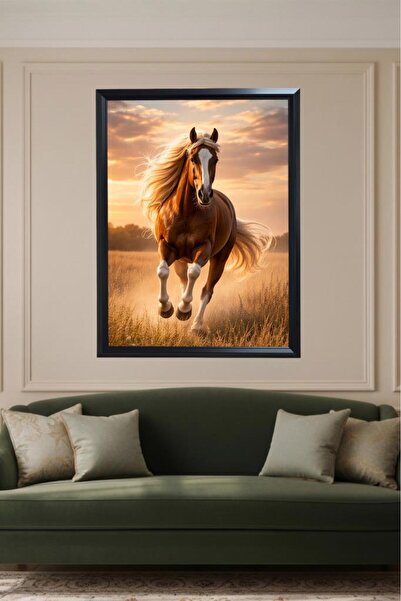 LUXRN Pictură murală premium cu tematică de colecție, laminată și înrămată