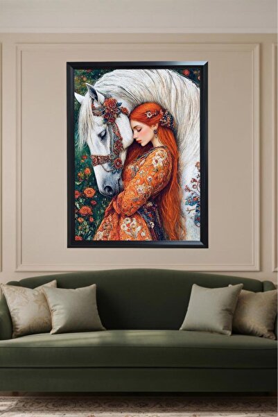 LUXRN Pictură murală premium cu tematică de colecție, laminată și înrămată